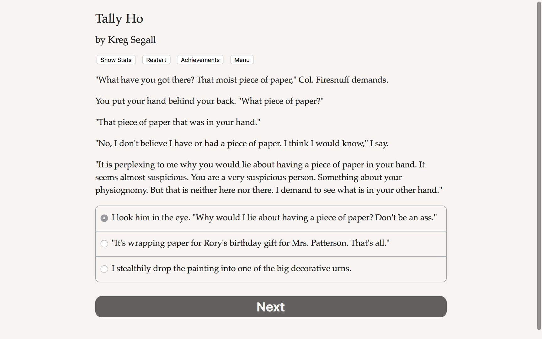 Tally Ho - Screenshot 4