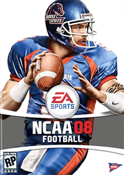 Game cover: NCAA Football 08