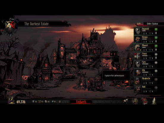 Darkest Dungeon: Tablet Edition - Screenshot 5
