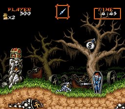 illustration de Super Ghouls 'n Ghosts