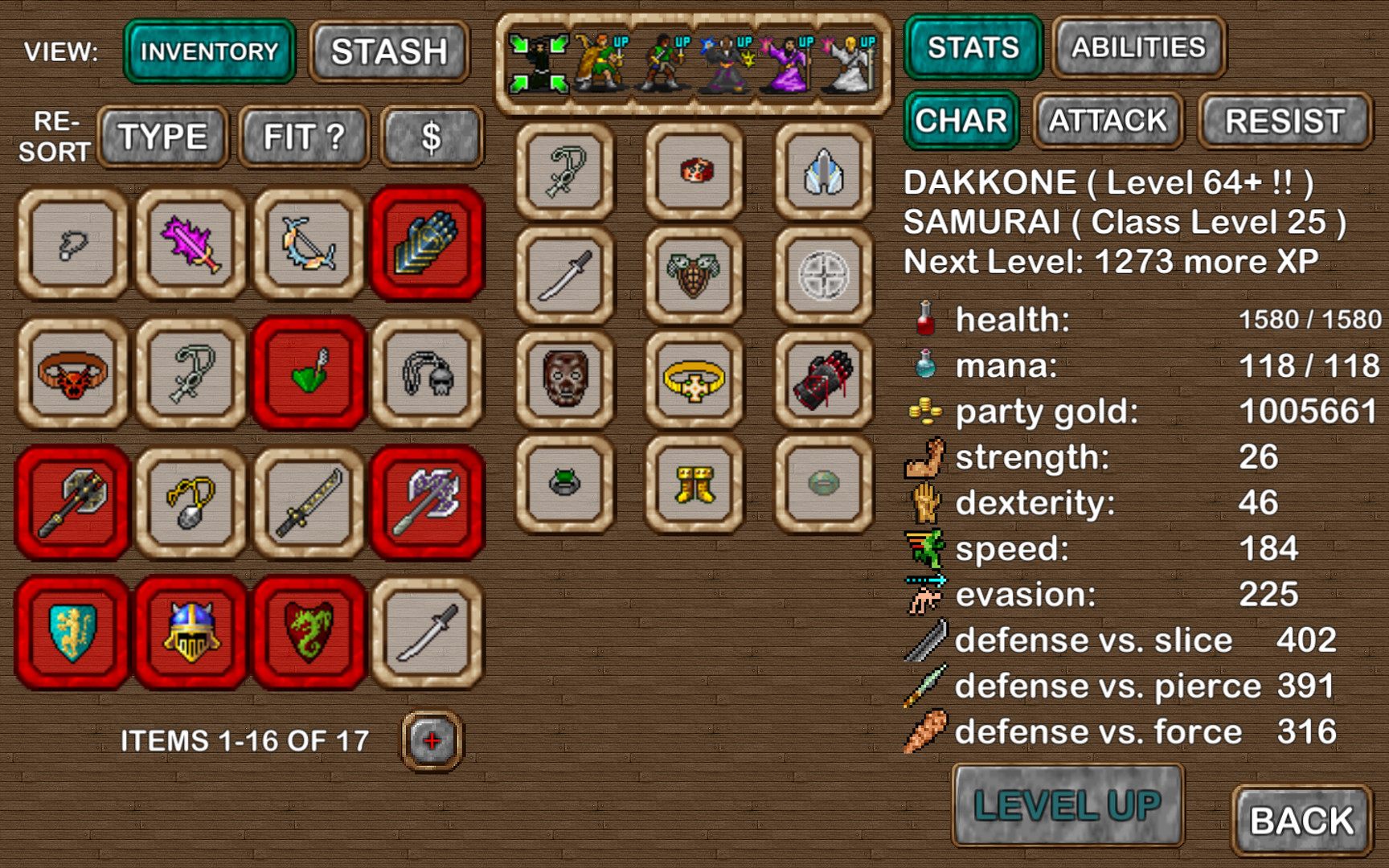 Dungeons of Chaos - Screenshot 1