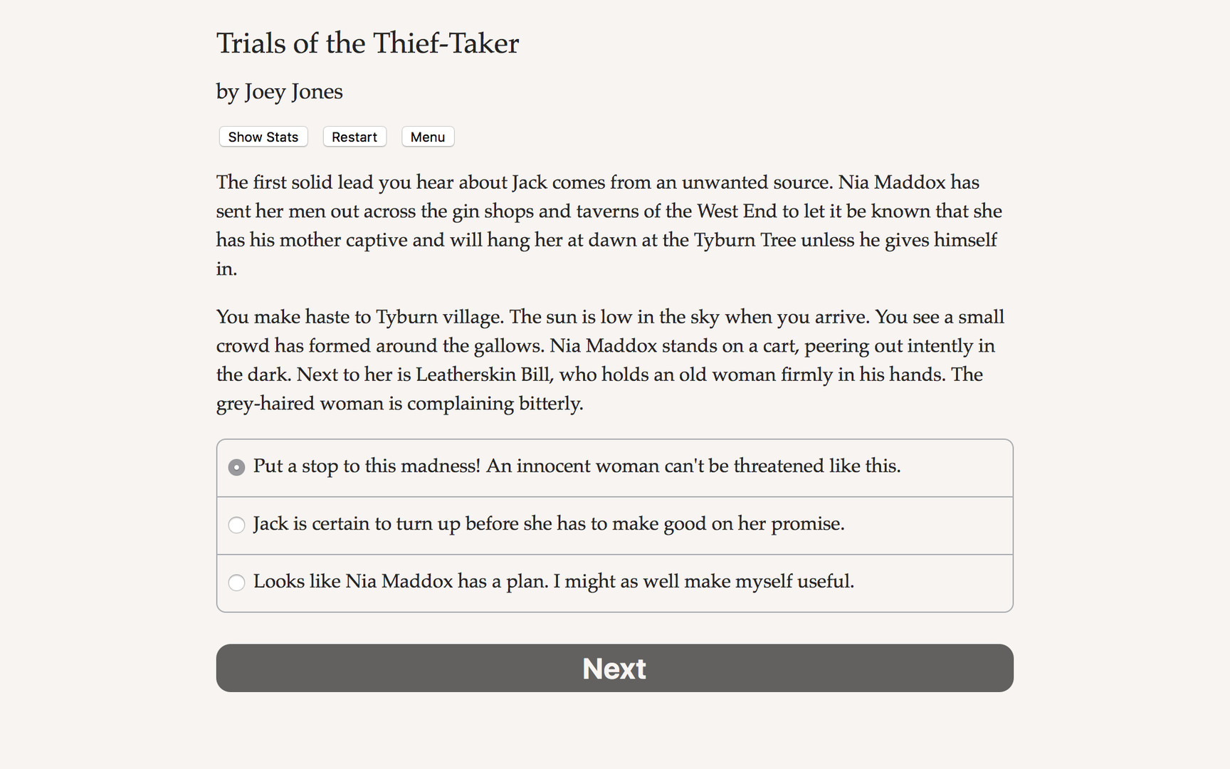 Trials of the Thief-Taker - Screenshot 2