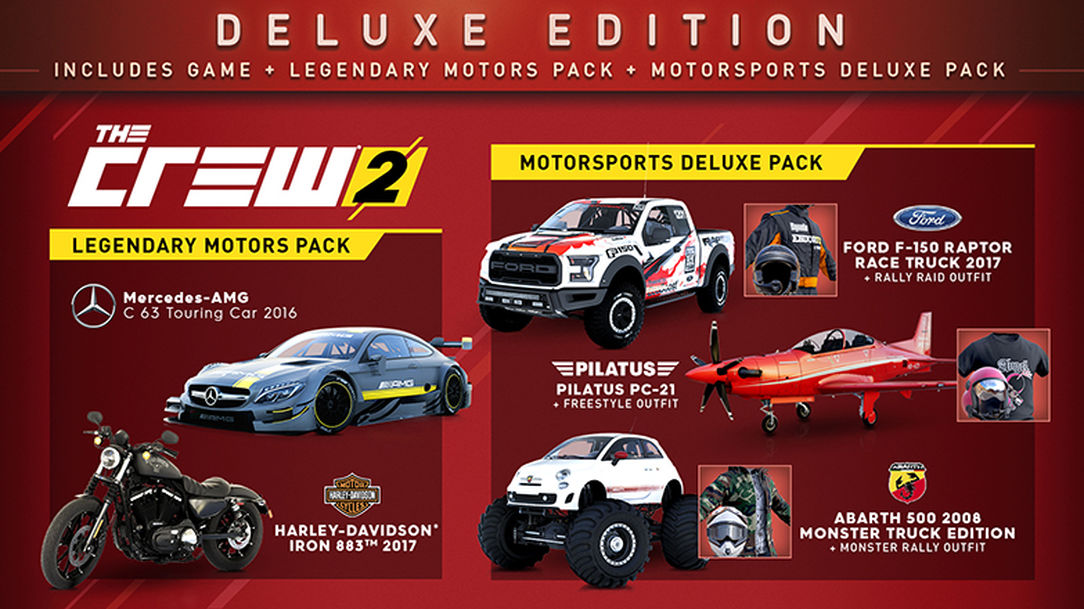 The Crew 2 Deluxe Edition Press Kit