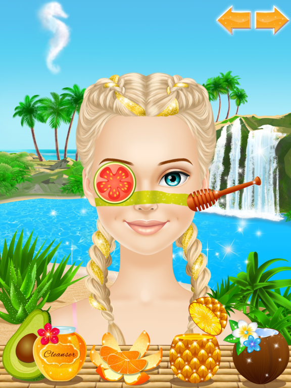 Tropical Princess - Makeup and Dressup Salon Game - Screenshot 2