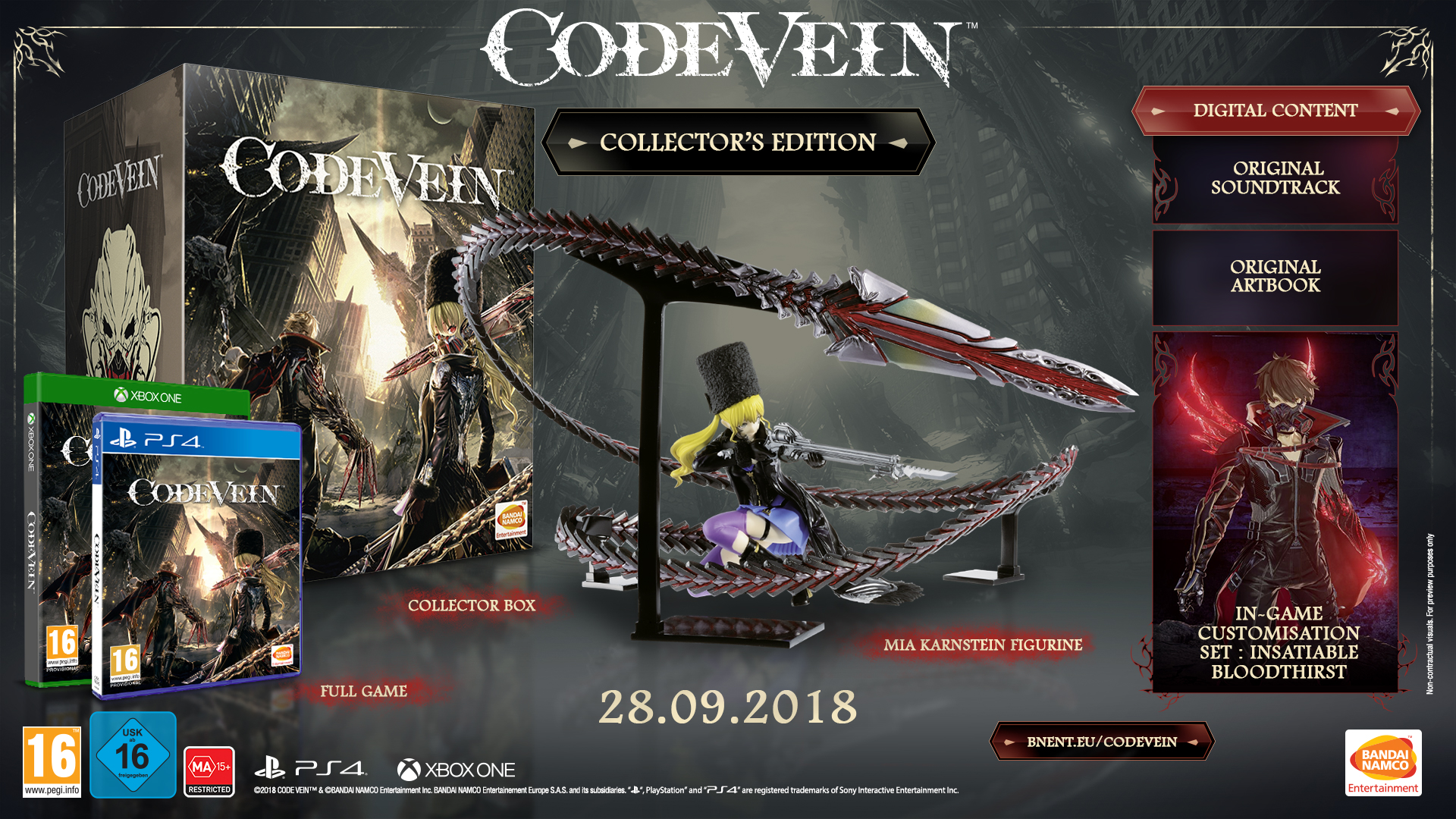 Code Vein: Collector's Edition - Screenshot 1