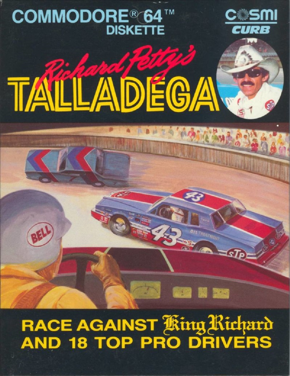 Game cover: Richard Petty's Talladega