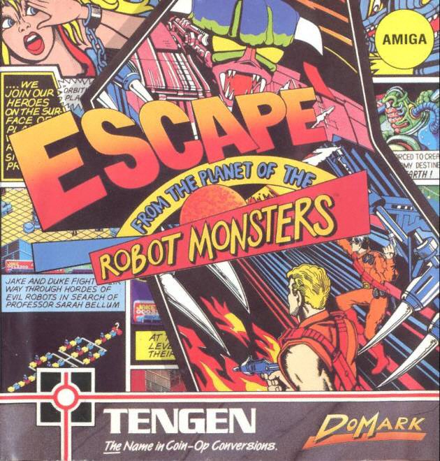 Game cover: Escape from the Planet of the Robot Monsters