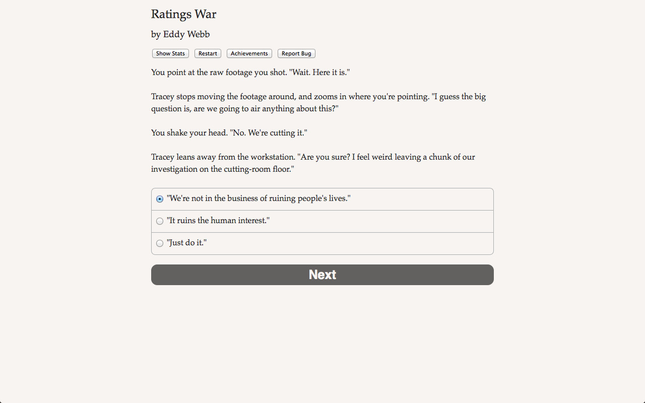 Ratings War - Screenshot 1