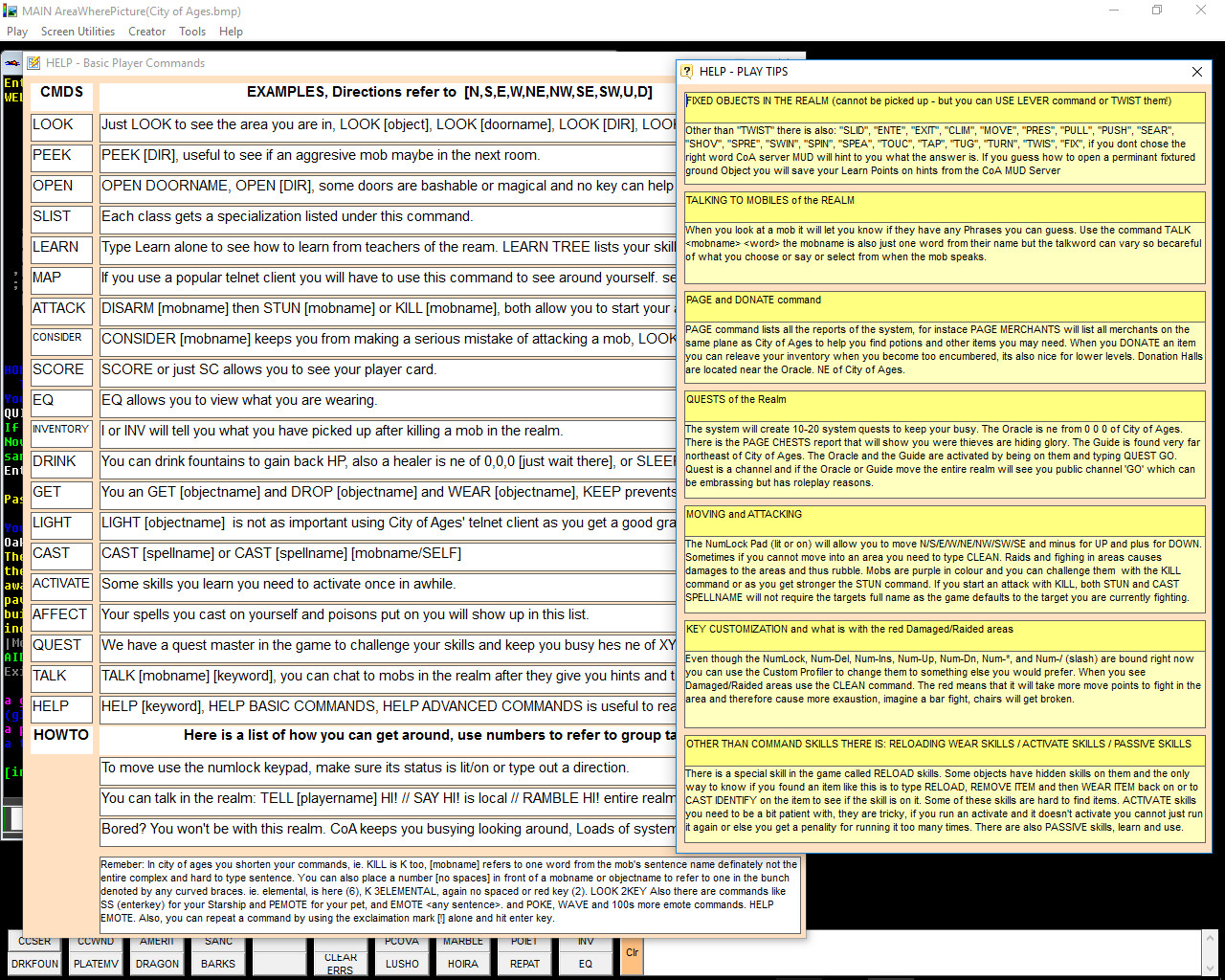 City of Ages: Picture Supportive Text MUD - Screenshot 3