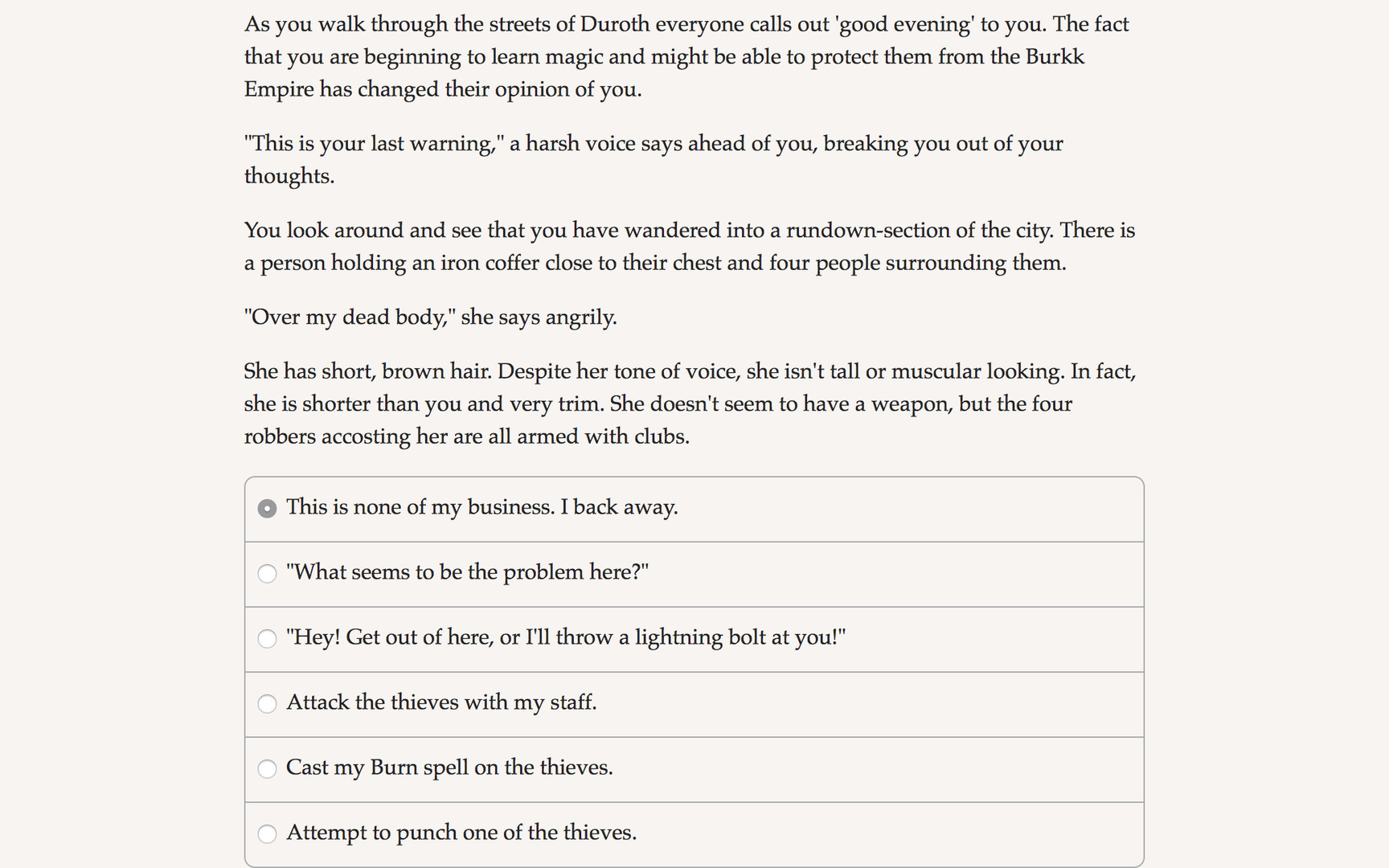 The Last Wizard - Screenshot 1