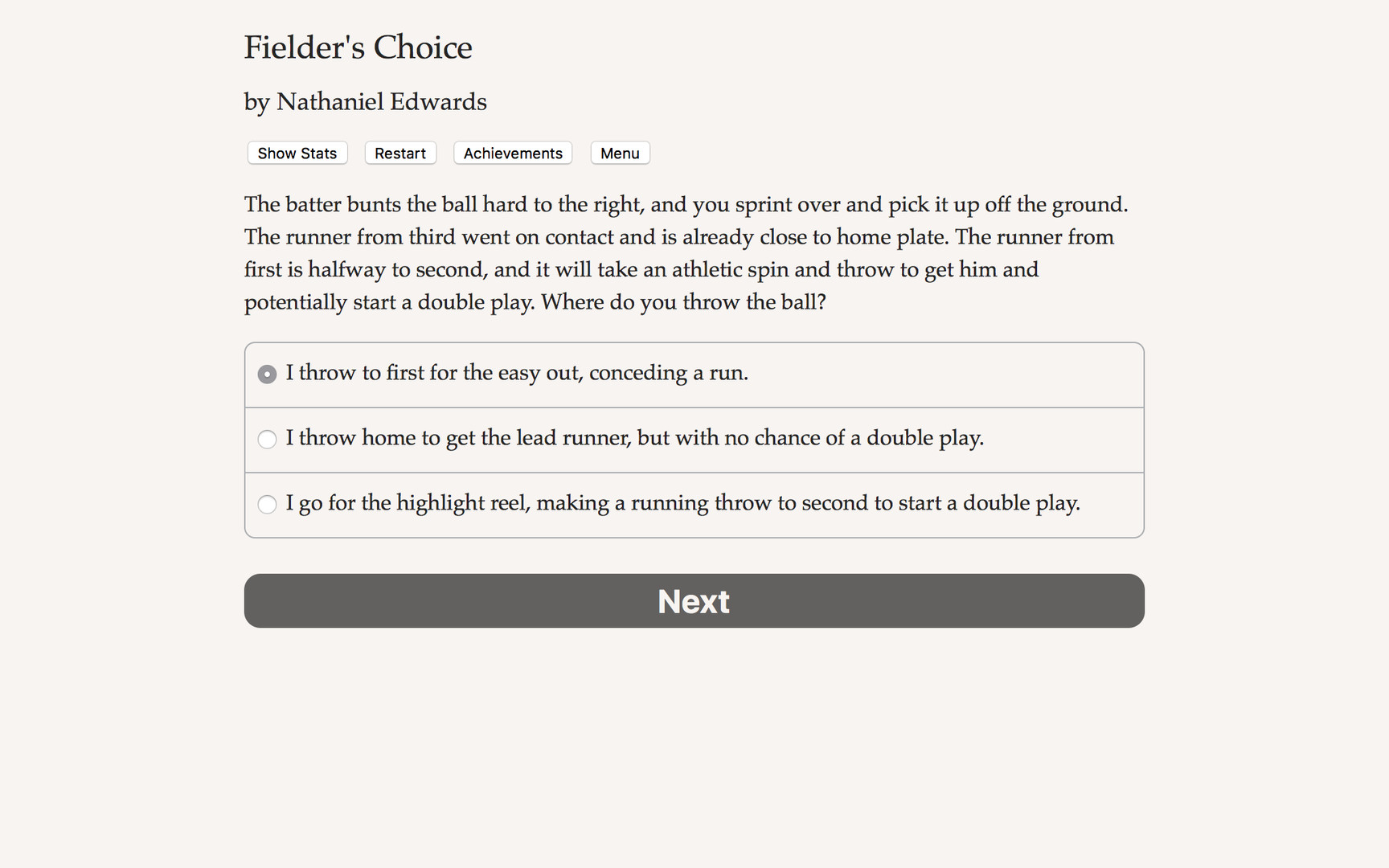 The Fielder's Choice - Screenshot 5
