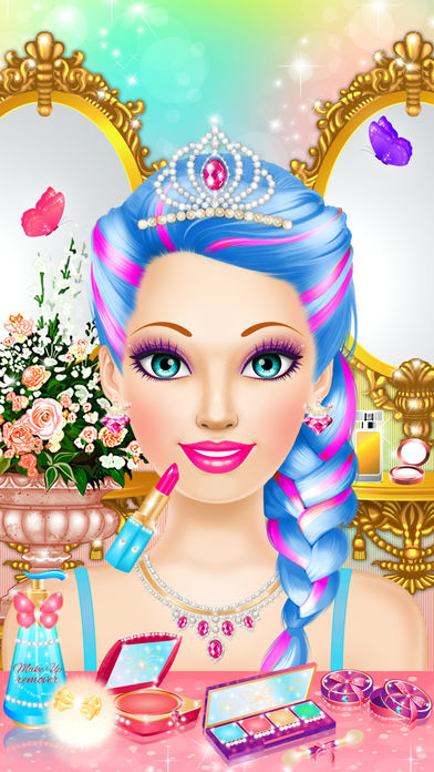 Magic Princess - Girls Makeup & Dressup Salon Game - Screenshot 3