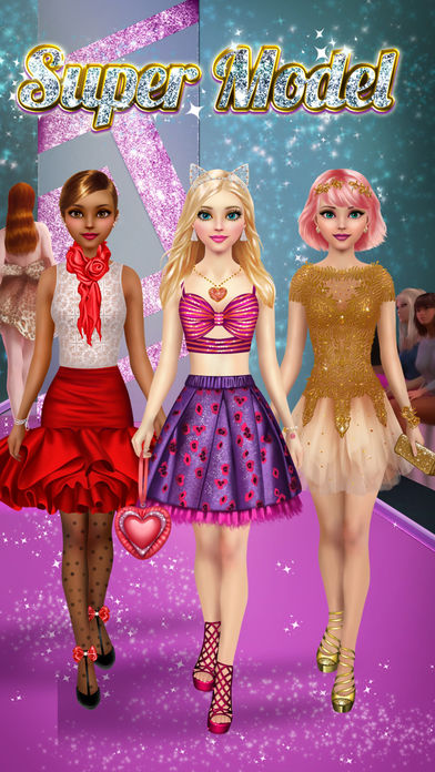 Supermodel Salon: Makeup & Dress up Game for Girls - Screenshot 1