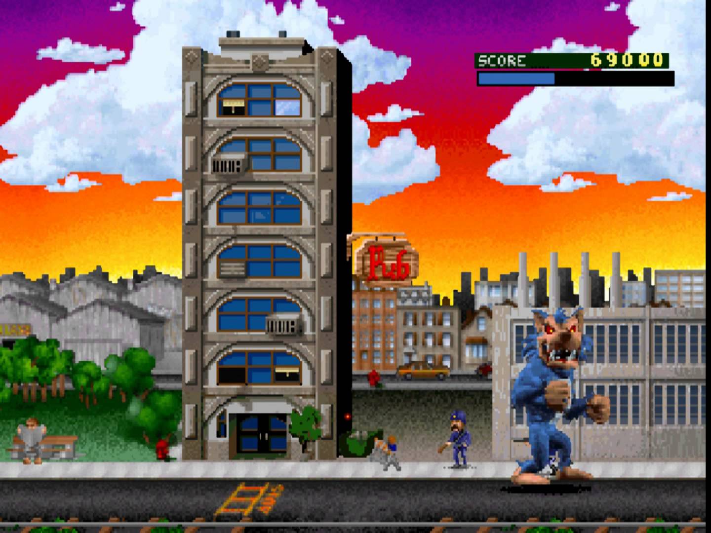 rampage playstation 1