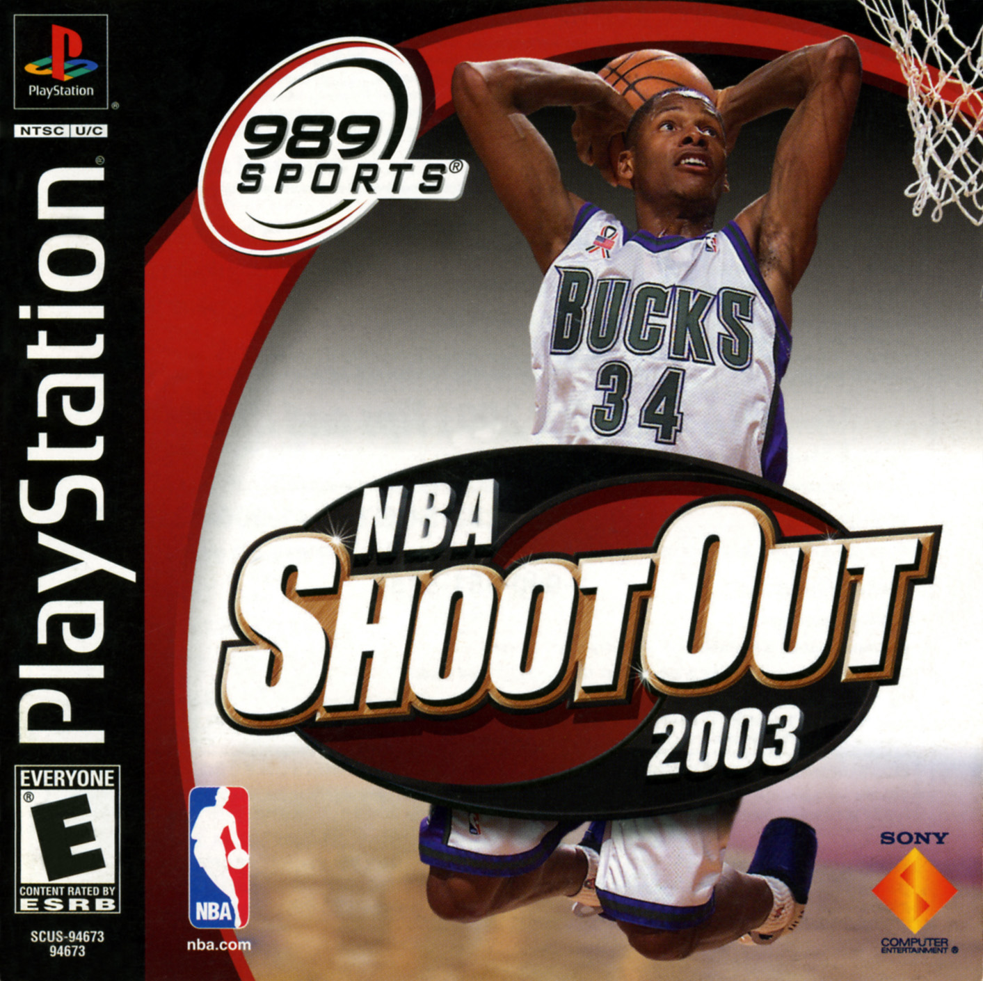 Game cover: NBA ShootOut 2003