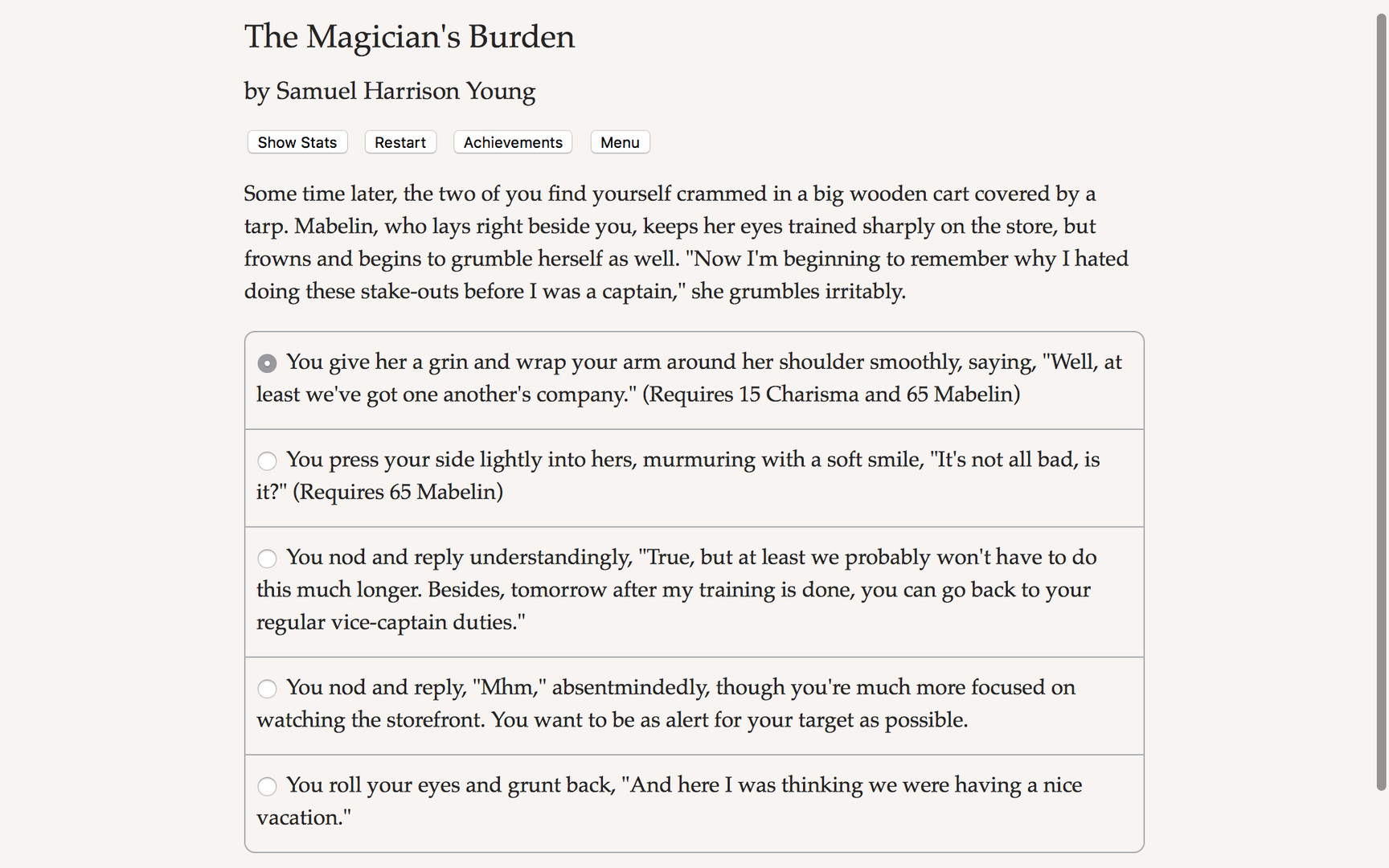 The Magician's Burden - Screenshot 2