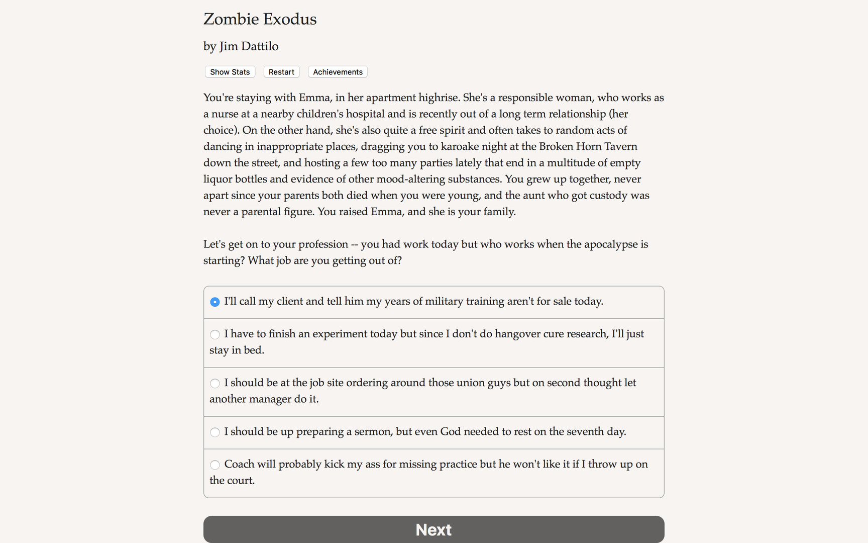 Zombie Exodus - Screenshot 1