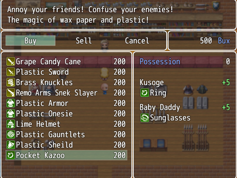 The Adventures of Kusoge - Screenshot 1