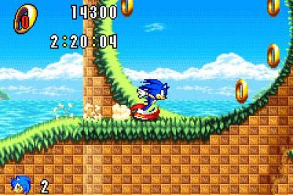 illustration de Sonic Advance
