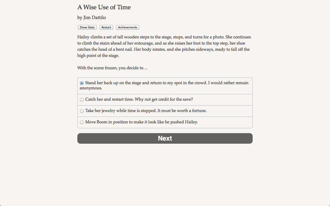 A Wise Use of Time - Screenshot 4