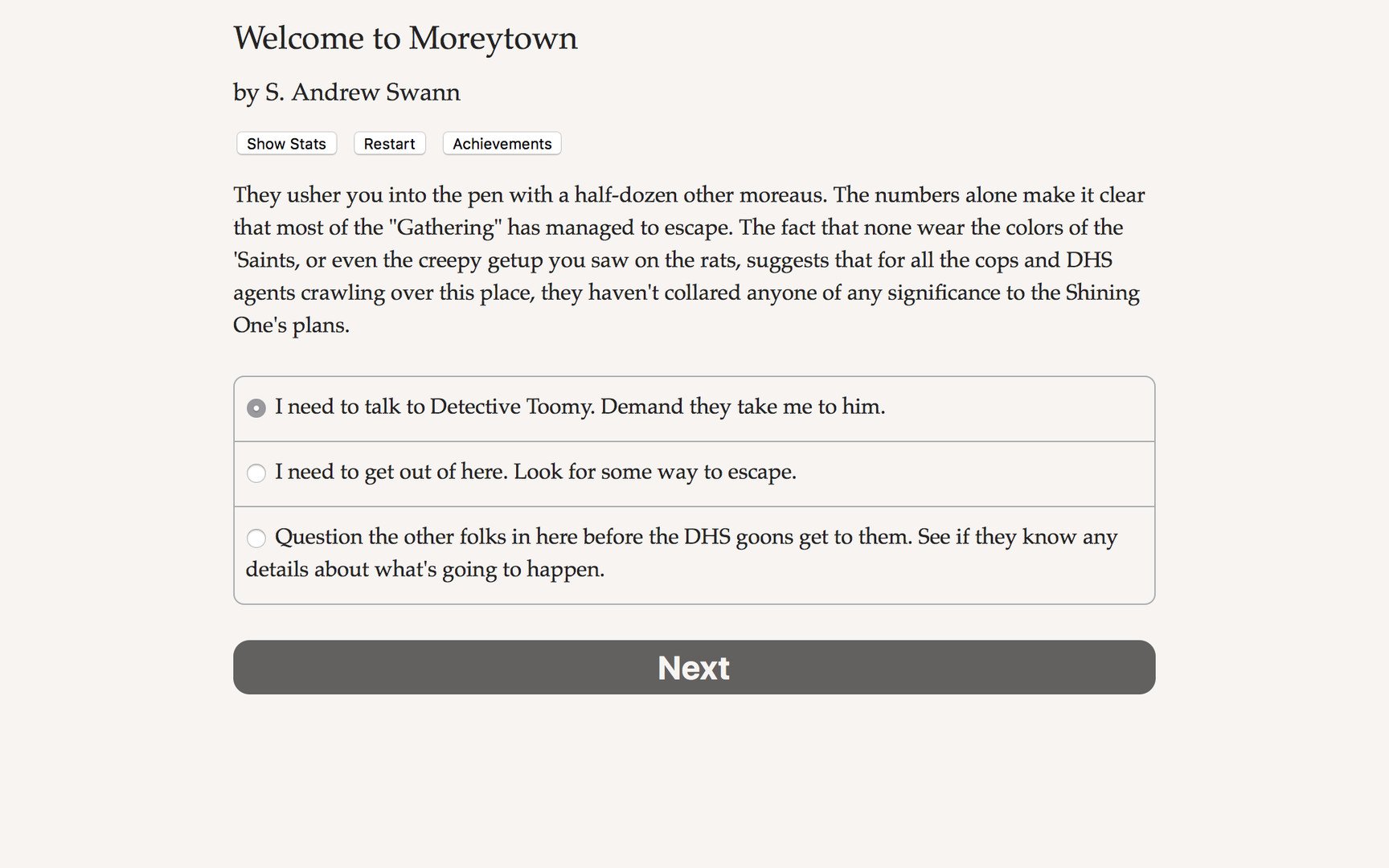 Welcome to Moreytown - Screenshot 3