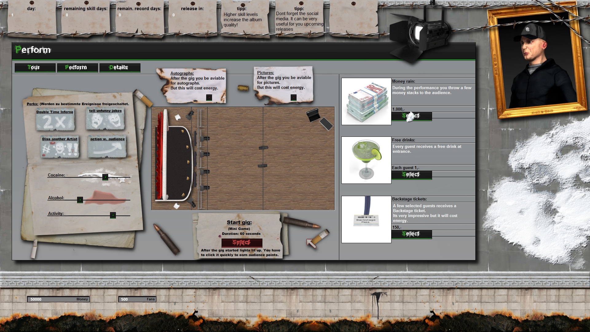 Raptainment - Screenshot 1