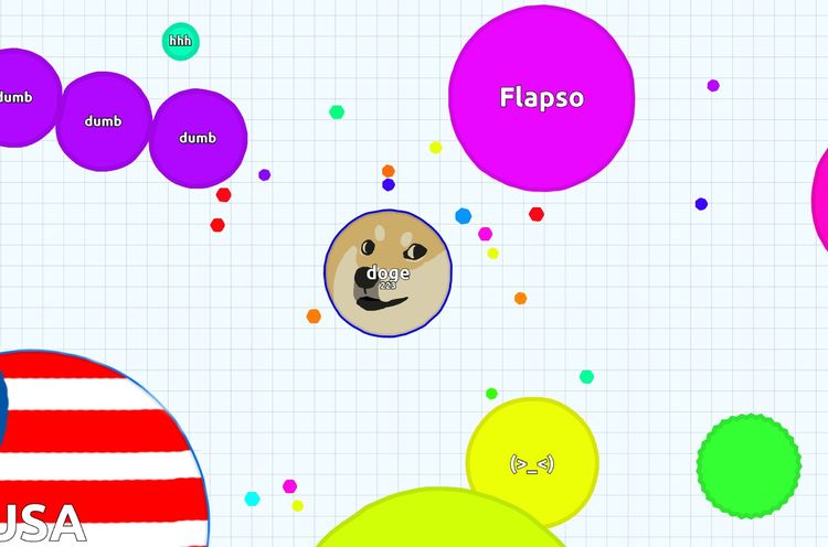 Agar IO em Jogos na Internet