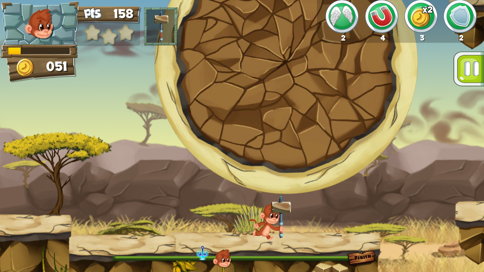 Monkey Slap - Screenshot 2