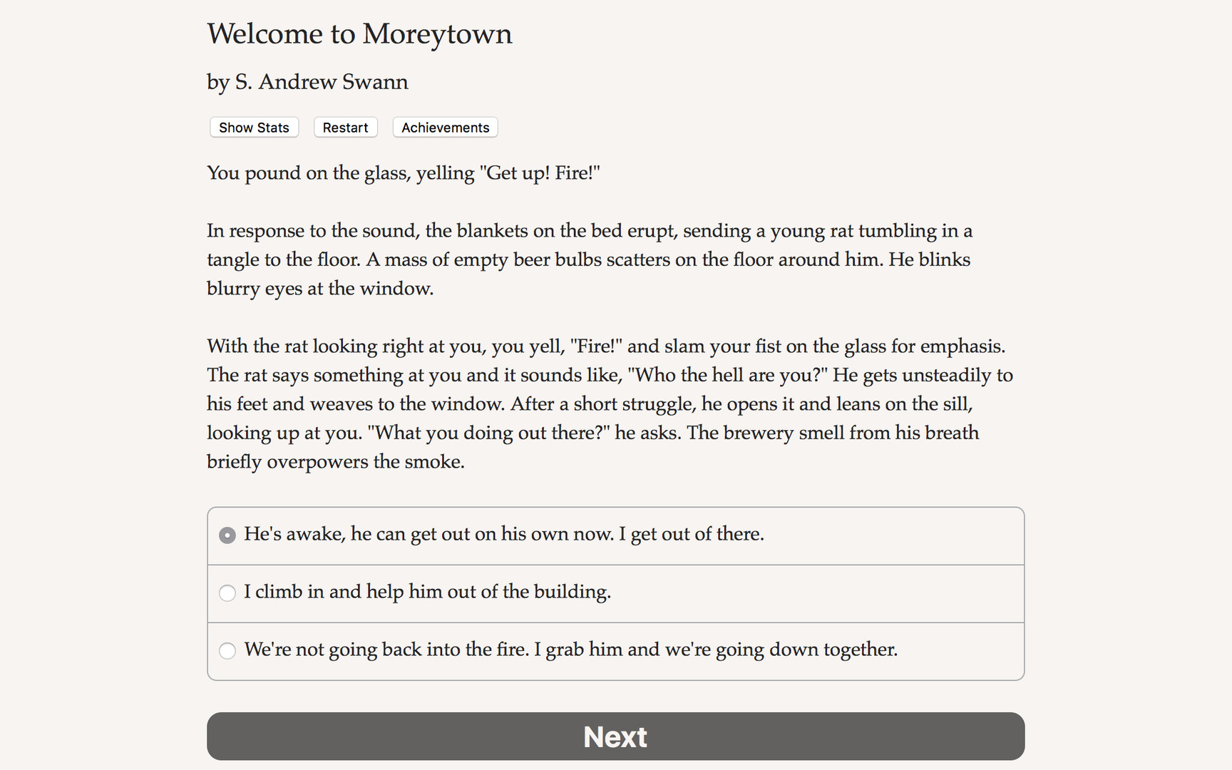 Welcome to Moreytown - Screenshot 2