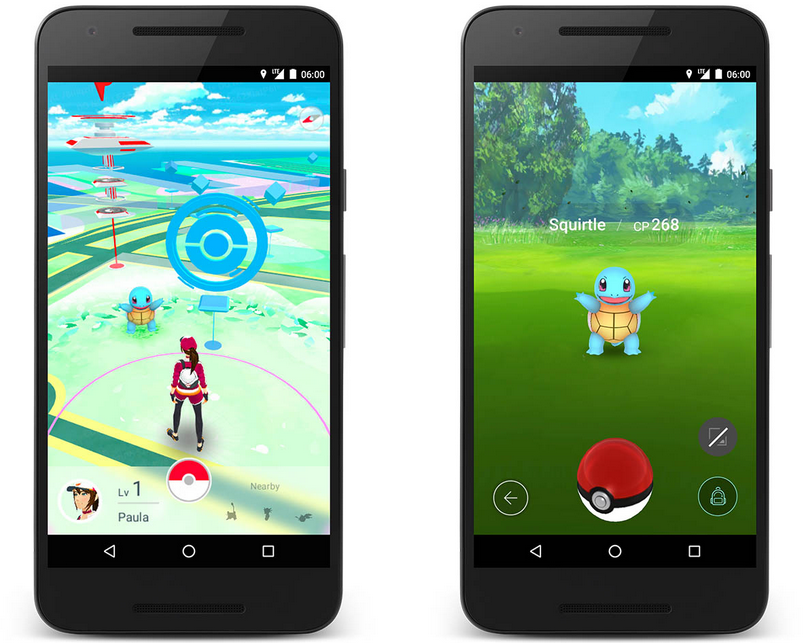 Screenshot of Pokémon GO (Android, 2016) - MobyGames