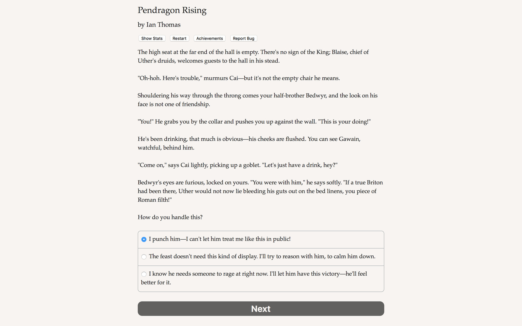 Pendragon Rising - Screenshot 2