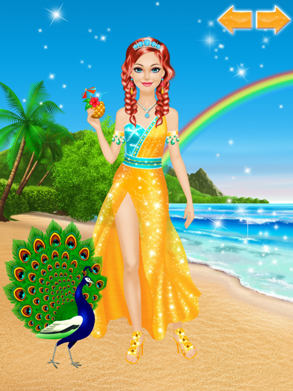 Tropical Princess - Makeup and Dressup Salon Game - Screenshot 3