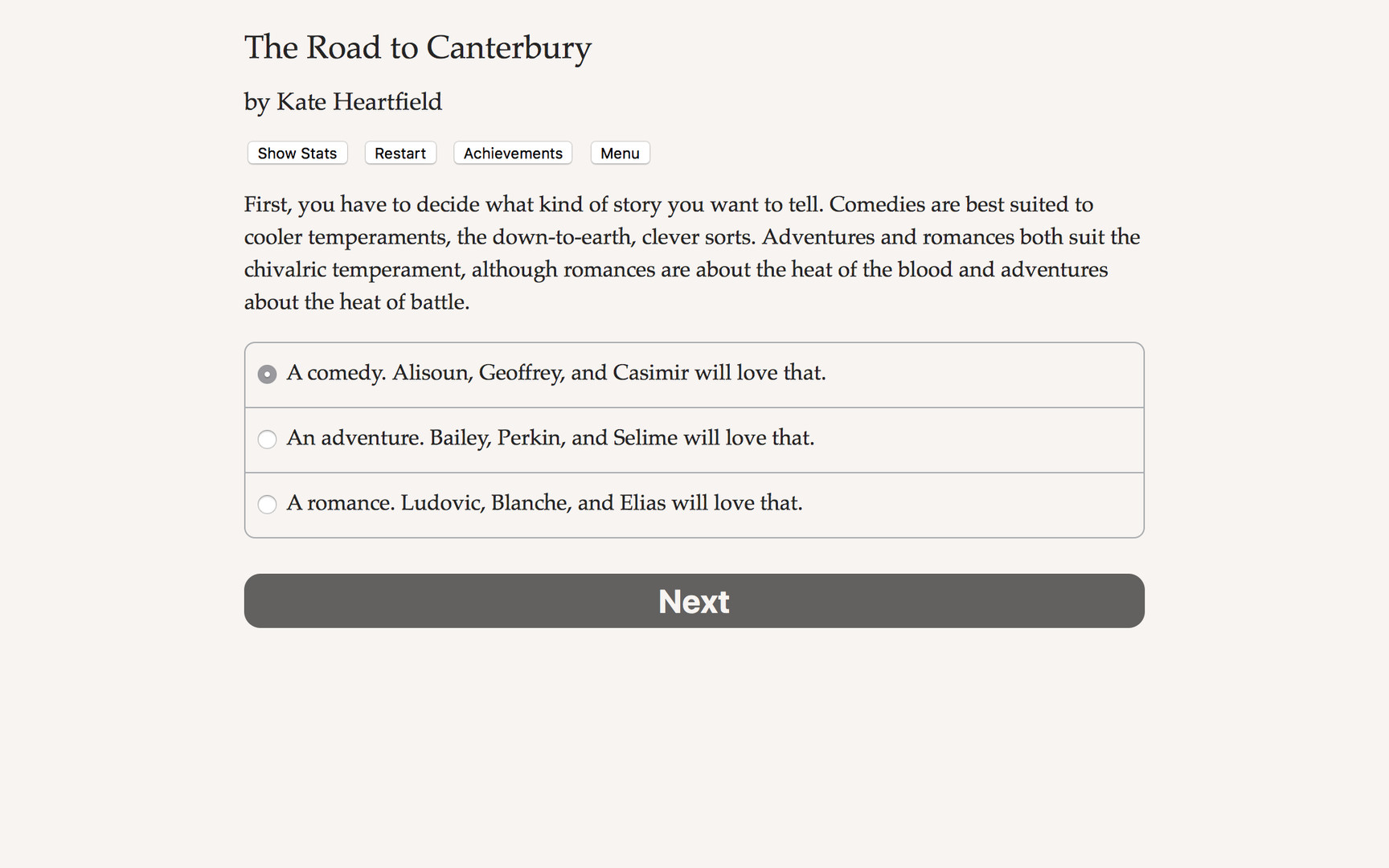 The Road to Canterbury - Screenshot 5