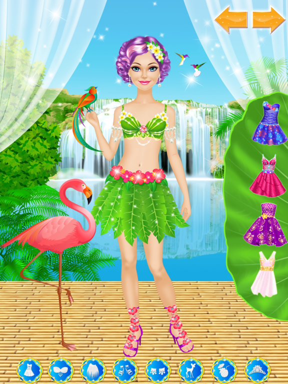 Tropical Princess - Makeup and Dressup Salon Game - Screenshot 6