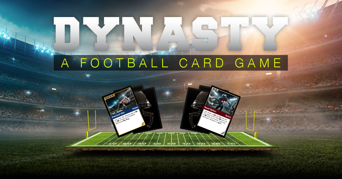 Game cover Dynasty: A Football Card Game