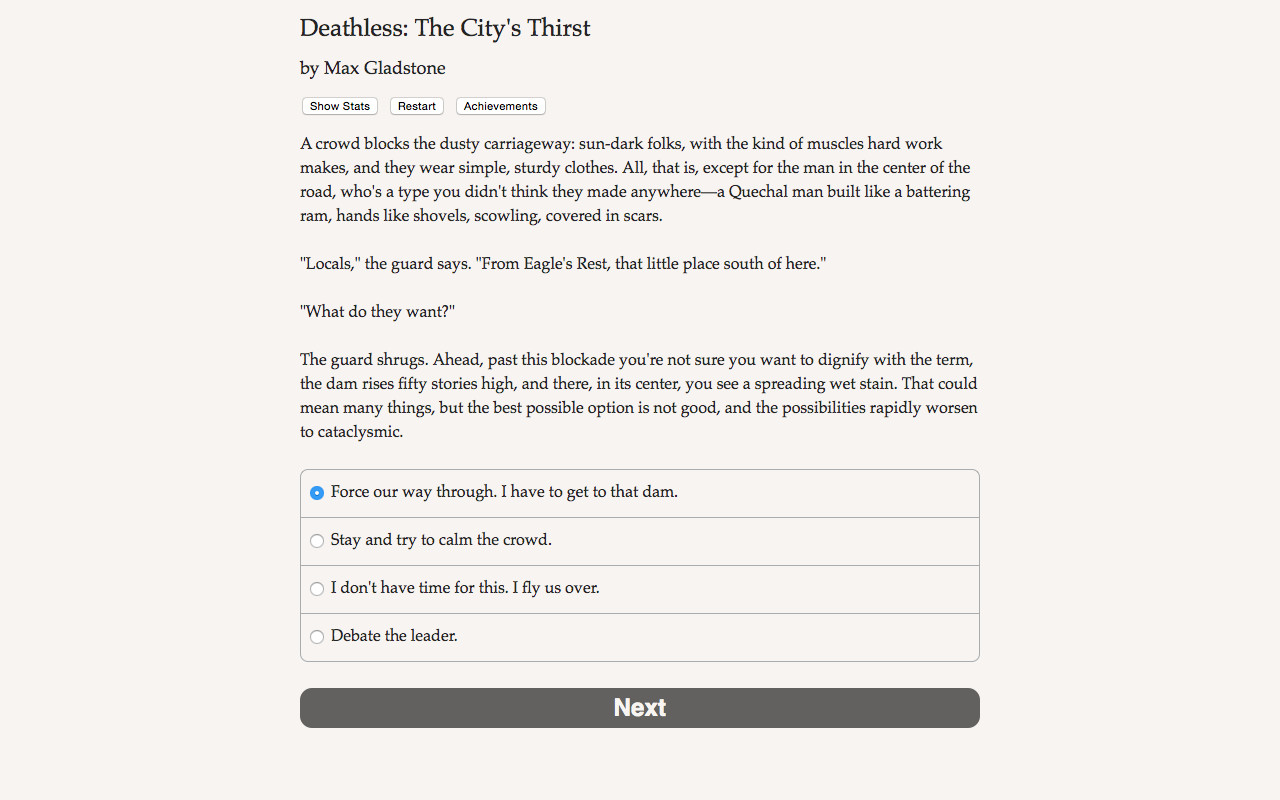 Deathless: The City's Thirst - Screenshot 4