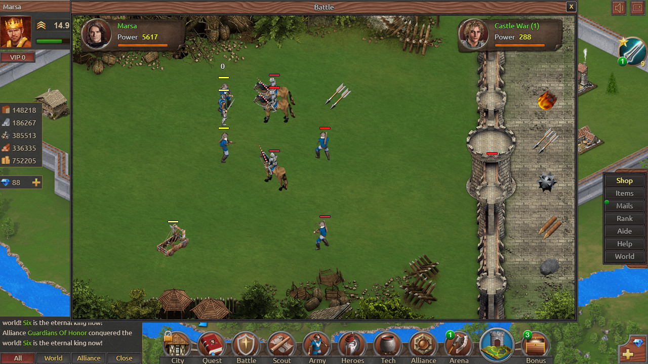 Lords of Kingdoms - Screenshot 1