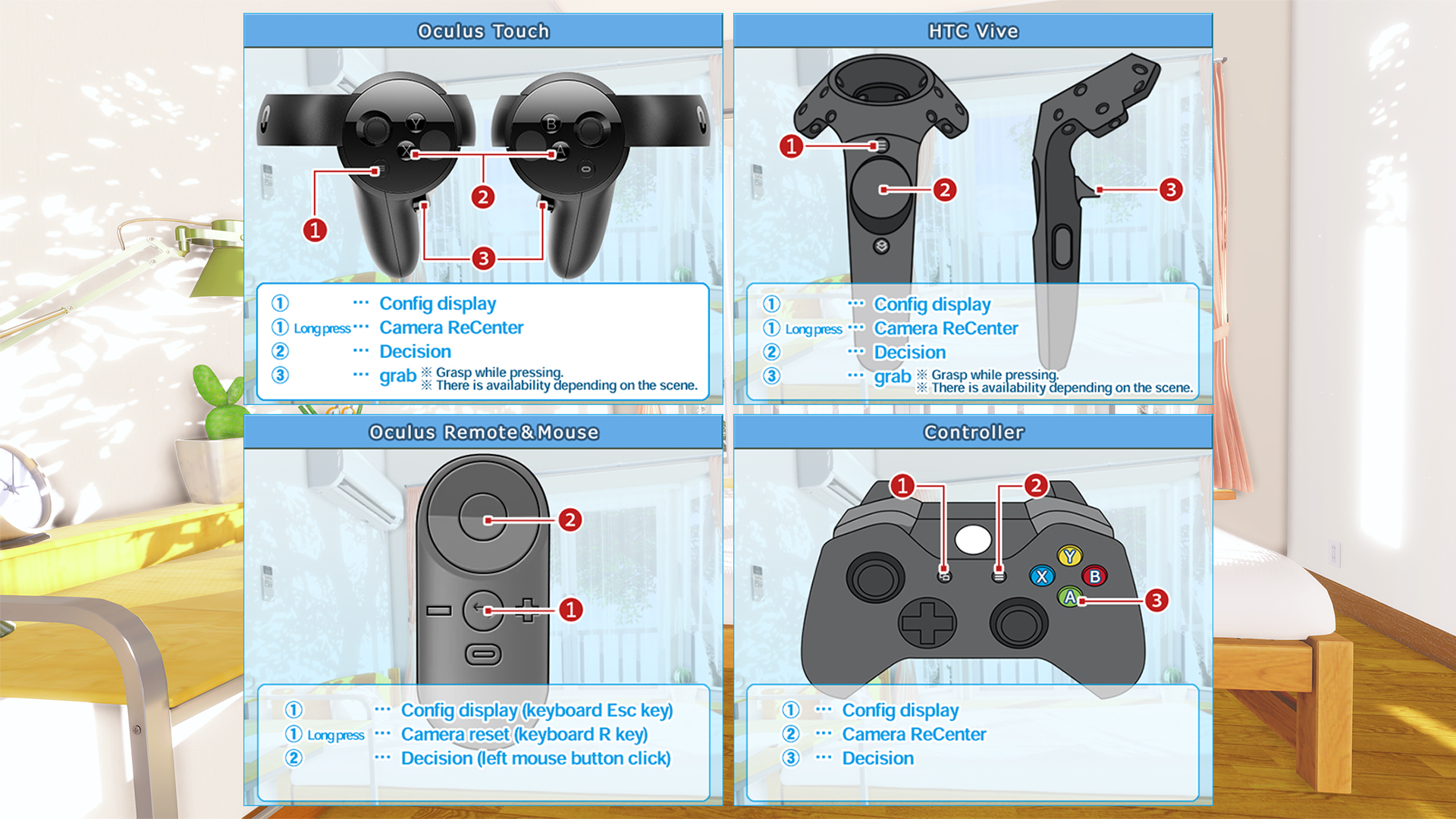 the htc controls in vr kanojo