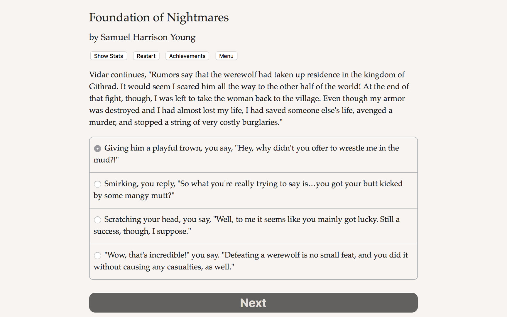 Foundation of Nightmares - Screenshot 5