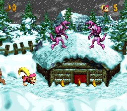 illustration de Donkey Kong Country 3: Dixie Kong's Double Trouble!