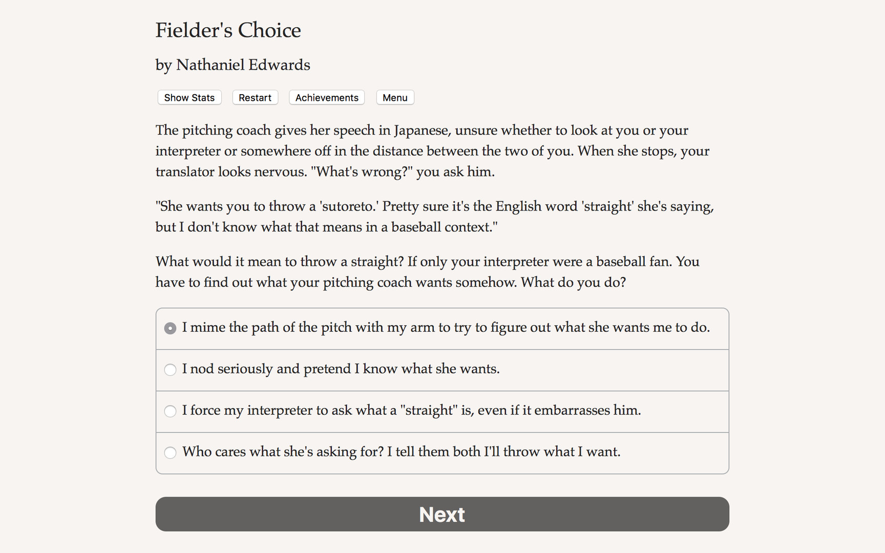 The Fielder's Choice - Screenshot 4