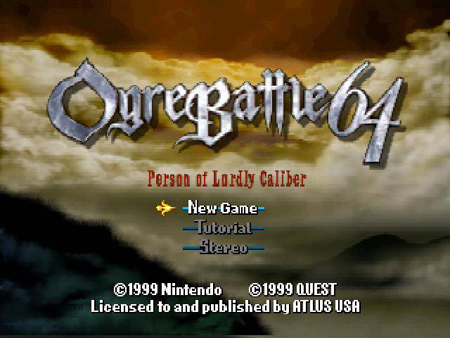 Ogre Battle 64: Person of Lordly Caliber (1999) - MobyGames