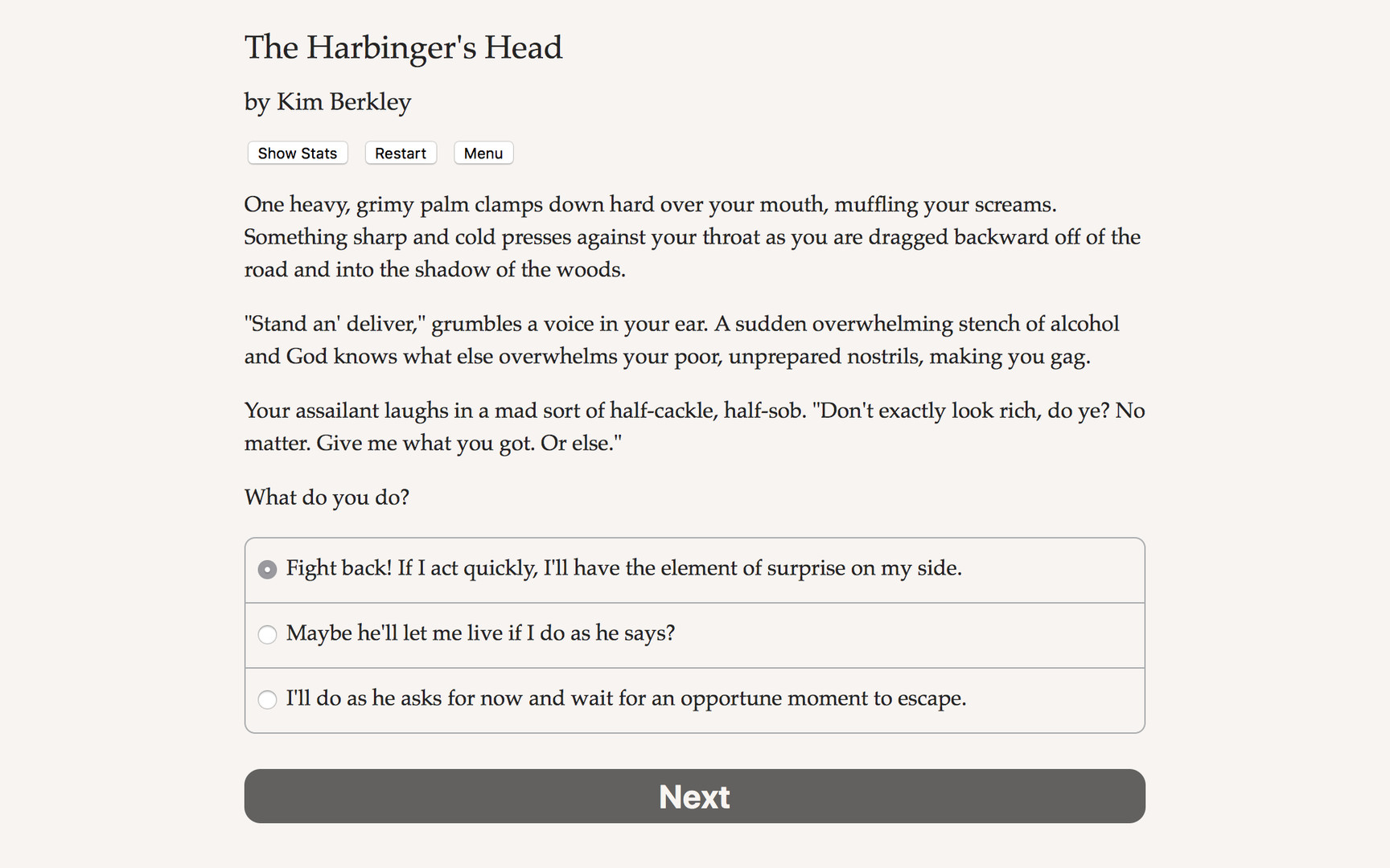 The Harbinger's Head - Screenshot 4