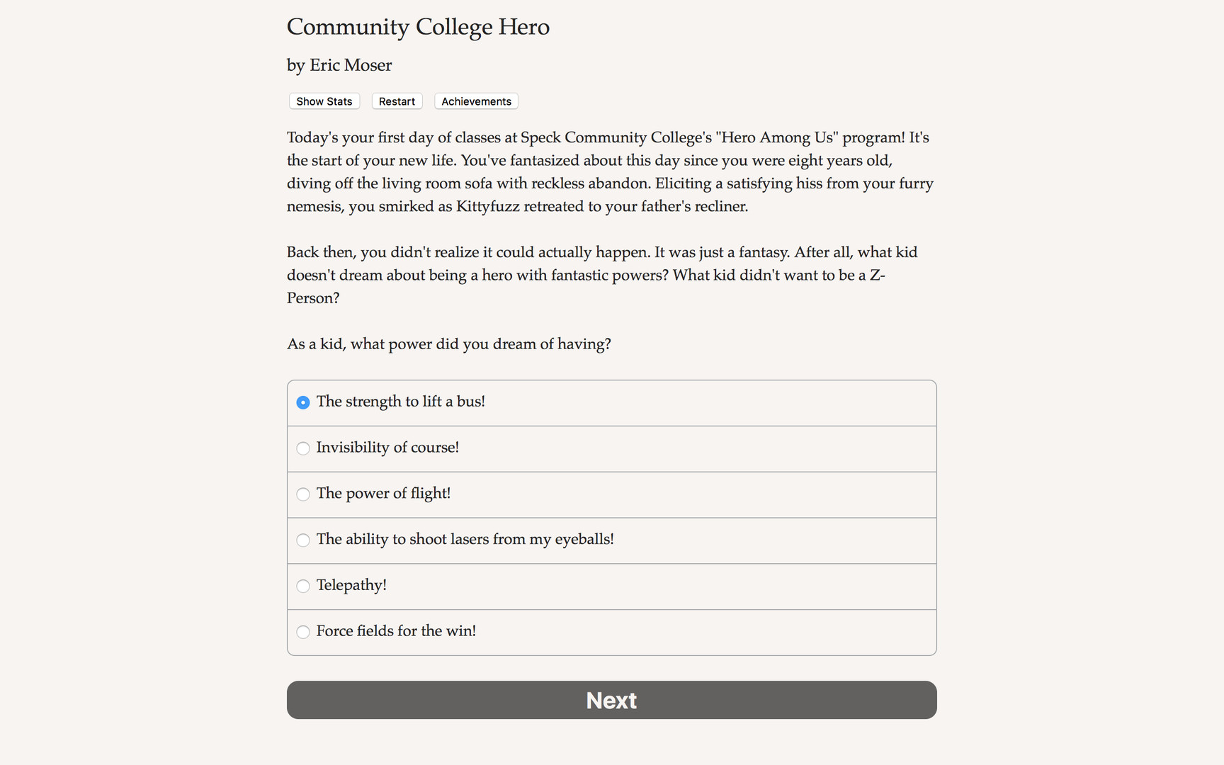 Community College Hero: Trial by Fire - Screenshot 5