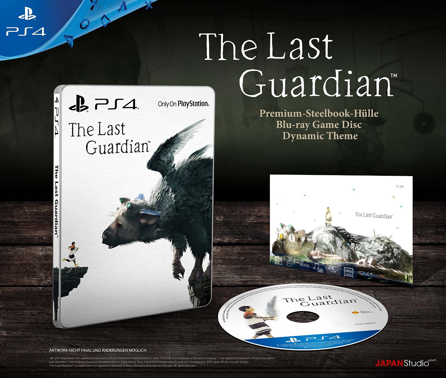 Last Guardian: Collector's Edition (Sony PlayStation 4, 2016) for sale  online