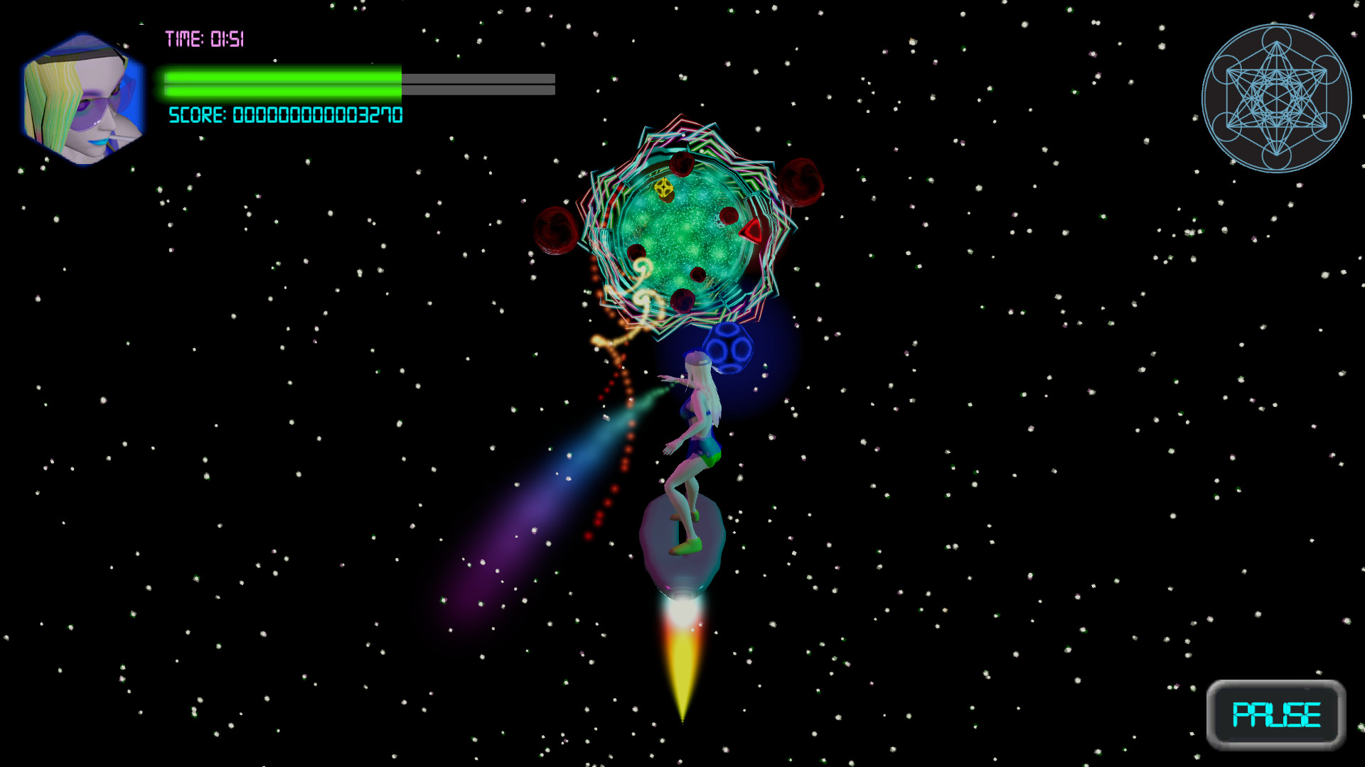 Neon Spaceboard - Screenshot 11