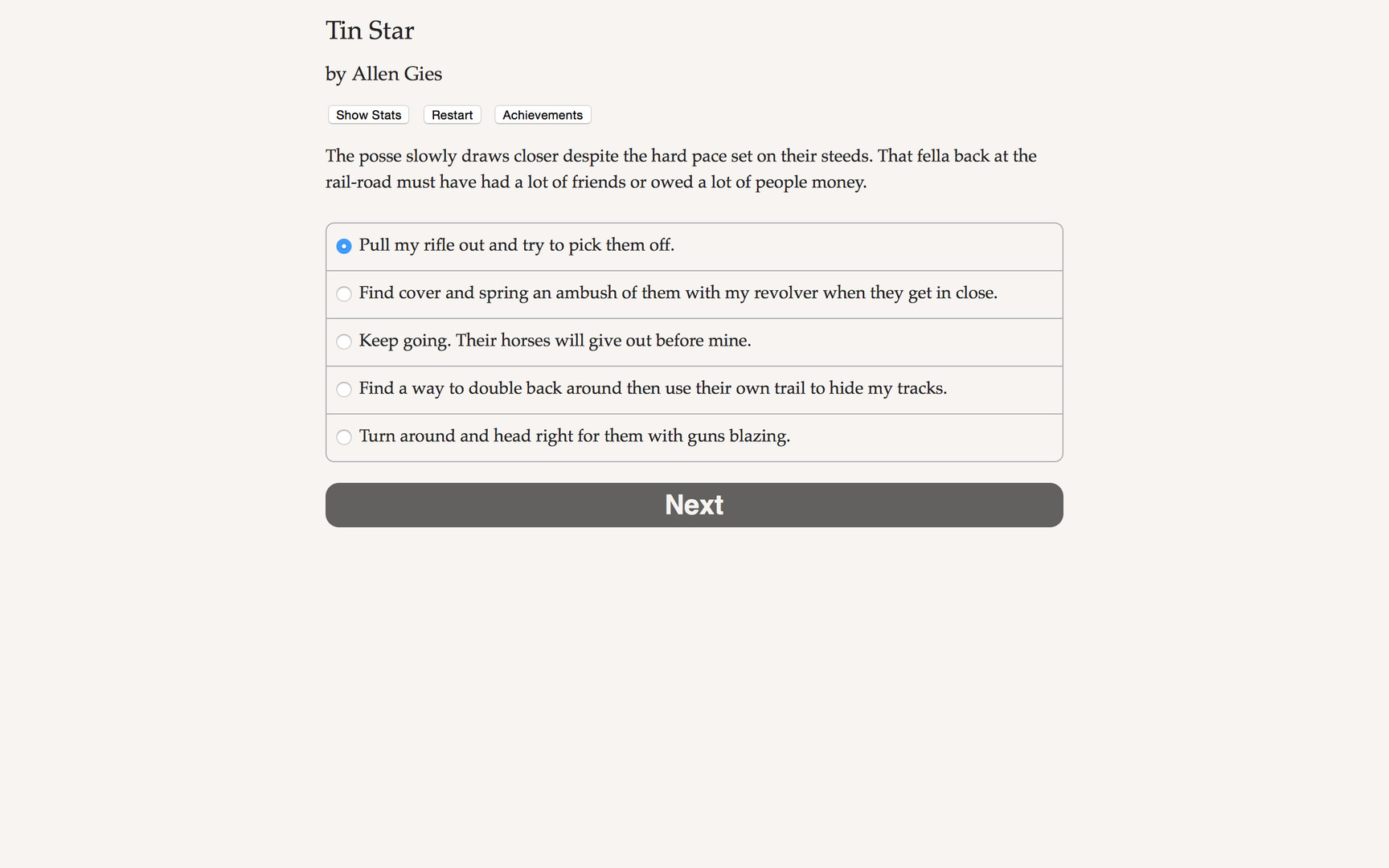 Tin Star - Screenshot 3