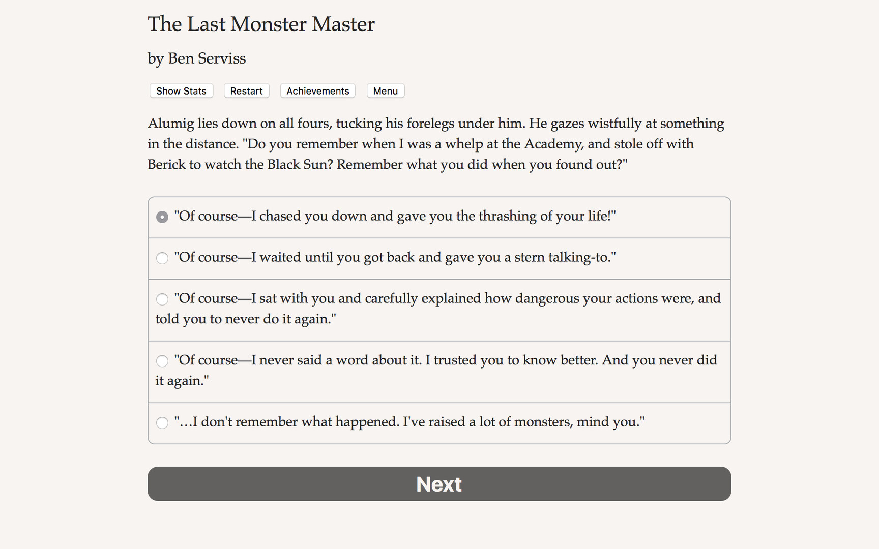 The Last Monster Master - Screenshot 1