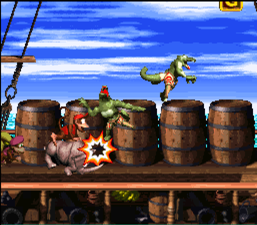 illustration de Donkey Kong Country 2: Diddy's Kong Quest