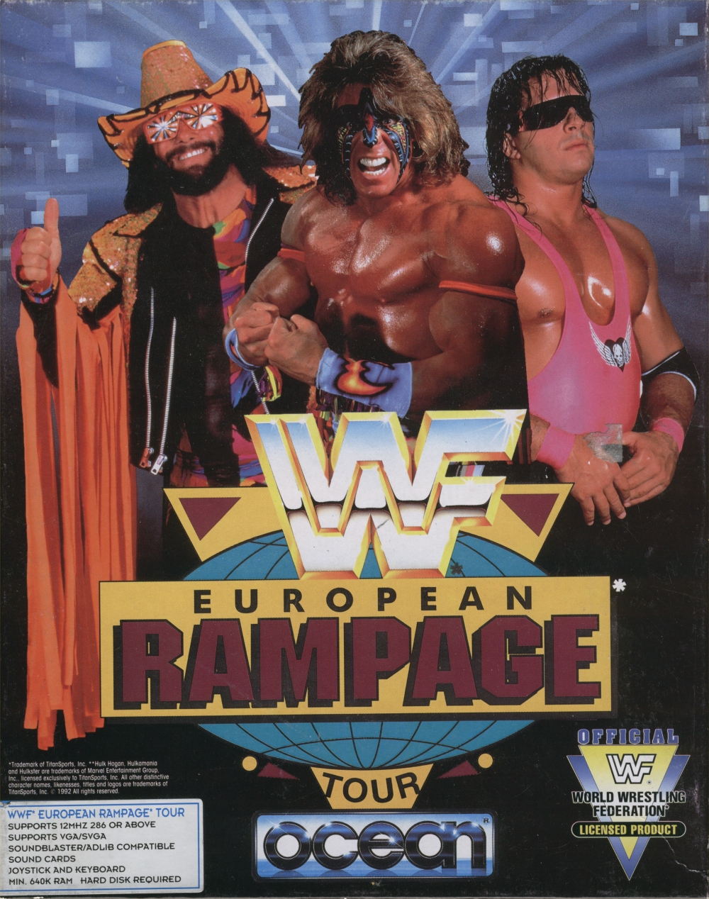 Game cover: WWF European Rampage Tour